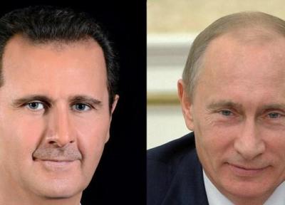 پوتین در گفت وگو با اسد:توافق مسکو در راستای تضمین حاکمیت سوریه است