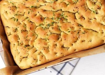 طرز تهیه نان فوکاچیا ایتالیایی در منزل (تور ایتالیا)