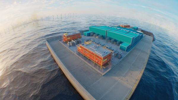 نخستین جزیره مصنوعی انرژی دنیا در منطقه پرنسس الیزابت