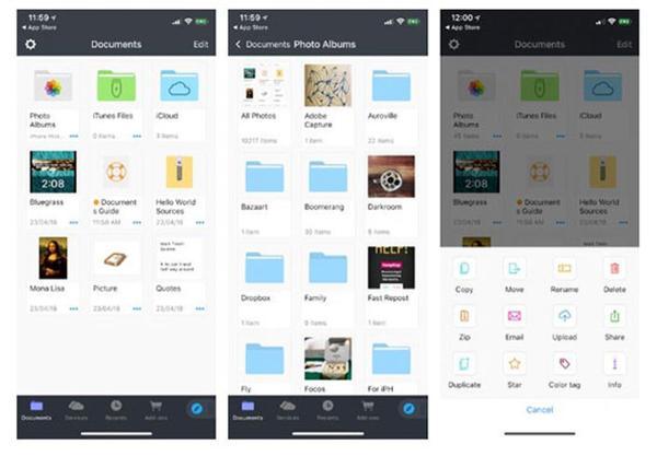 برترین اپلیکیشن های فایل منیجر برای iOS