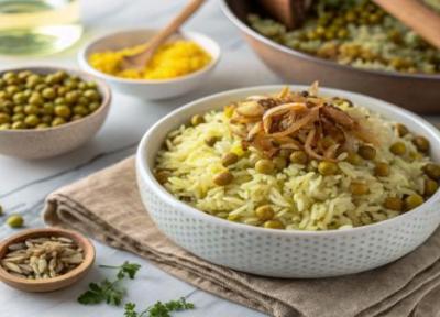 طرز تهیه ماش پلو اصفهانی؛ دستور پخت کامل و خوش عطر